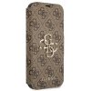 Guess GUBKP13X4GMGBR iPhone 13 Pro Max 6,7 brązowy/brown book 4G Big Metal Logo